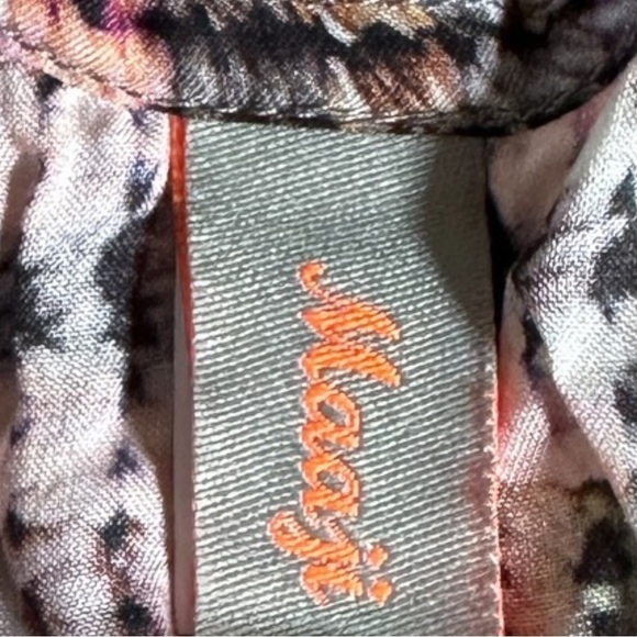 Maaji Boho Beachy Lightweight Racerback Maxi Dress Size L Vacation Multicolor - Picture 7 of 9